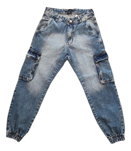 Jean Mom Cargo Hombre Farenheite By Mockba Audrey