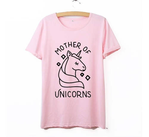 Envío Gratis Playera Blusa Madre De Los Unicornios Estrellit