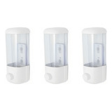 Set X 3 Dispenser De Pared Para Shampoo Jabon Alcohol En Gel