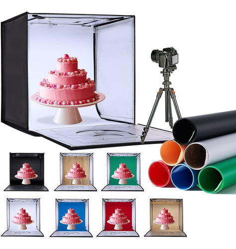 Caja De Luz Para Estudio Fotográfico 50x50cm Carpa De ...