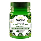 Super Digestive Enzymes Sunfood 60 Cápsulas