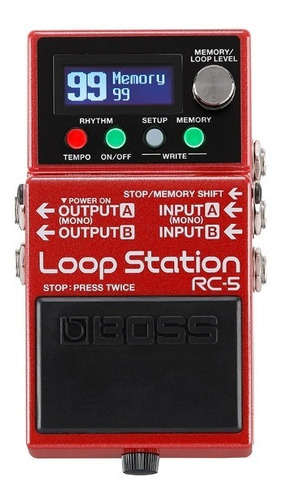 Pedal Rc-5 Boss Compac Loop Station Ad/da 32 Bits Midi Trs 