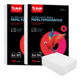 300 Folhas Papel Foto Matte Fosco 180g A4 Dupla Face Premium