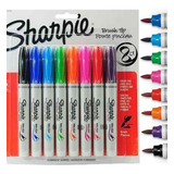 Marcadores Sharpie Brush Tip Punta Pincel X 8un