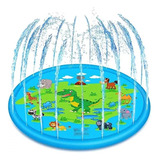 Alfombra Piscina Infantil De Agua 1,7m  Rociadora Aire Libre