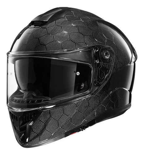 Casco Integral Ilm 861c Snake Effect Fibra De Carbono Rider1