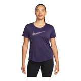 Polera Nike Dri-fit Swoosh Mujer Morado