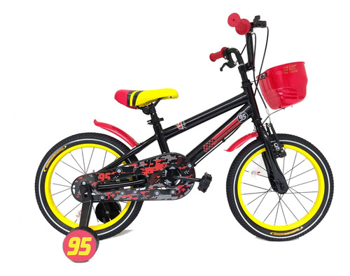 Bicicleta Rodado 16 Disney Infantil Reforzada Baby Shopping