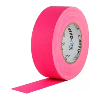 Cinta Gaffer Tape Fluorescente 46m Rosa Pro Gaff Protapes Multisuperficie | Envío gratis