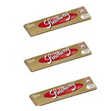 Combo 3 Cajas Rolling Papers Cueros Smoking Gold King Size