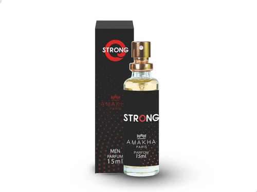 Perfume Strong Amakha Paris 15ml Excelente P/bolso Men