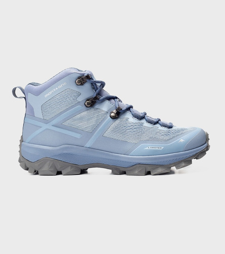 Bota Montagne Trekking Lorster Mujer Impermeable Celeste