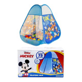 Pelotero Infantil Iglu Disney De Mickey Con 75 Pelotas Lelab