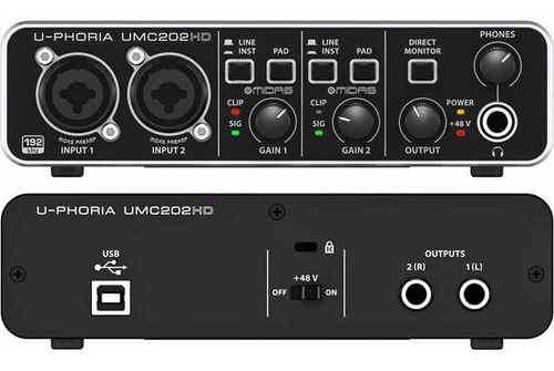 Interface Behringer Umc202hd