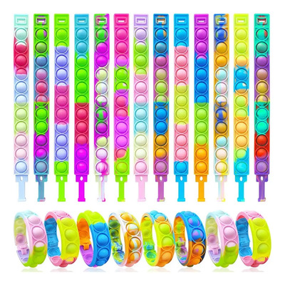 8pulseras De Silicona Para Entrenamiento De Puzzle Aleatorio