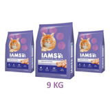 Alimento Iams Kitten Para Gatito Sabor Pollo Combo De 9 Kg