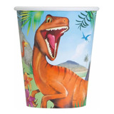 Vasos De Fiesta De Dinosaurio, 9 Onzas, 8 Unidades