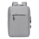 Mochila Porta Notebook Con Usb Urbana Escolar