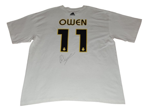 Playera Real Madrid 2004 Firmada Michael Owen The Golden Boy
