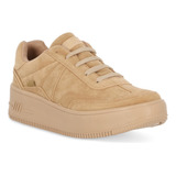 Tenis Sneakers Casuales Dama Camel 325-36