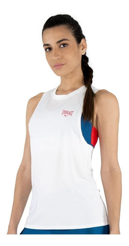 Camiseta Esqueleto Everlast Captain America Mujer-blanco