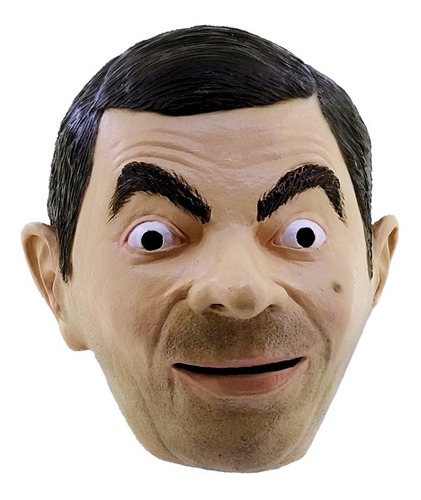 Máscara Látex Mr. Bean Chistoso Humor Licencia Original