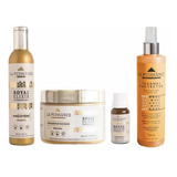 Kit Royal Elixir Shampoo+baño+ampolla+p.térmico La Puissance