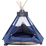 Pet Teepee - Cama Para Perros Y Gatos Con Cojín, Tiendas Y C