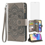 Compatible Con Redmi Note 10 10s 4g Wallet Case Y Protector