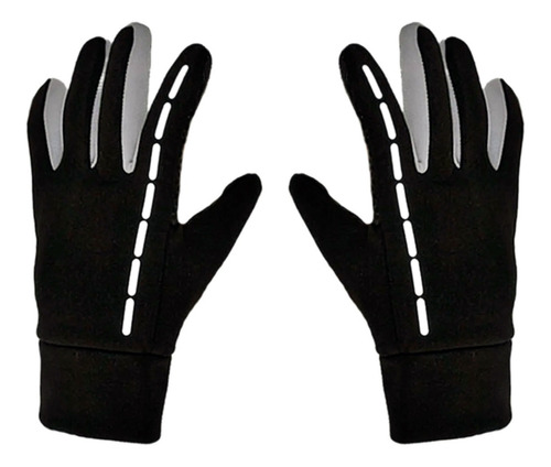 Guantes Fluor Neoprene Bike Moto Ciclismo Reflectantes Puño