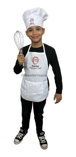 Delantal De Cocina Y Gorro De Chef Para Niños 