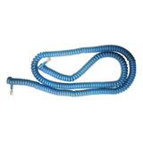 Cable Telefonico Resortado Color Azul 25 Ft Para Telefono