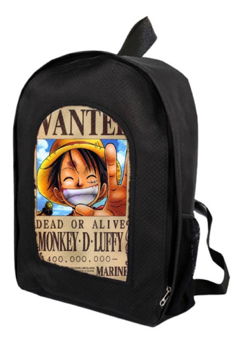 Mochila Clásica - One Piece - Luffy Wanted - Anime