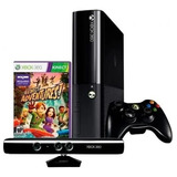 Xbox 360 Slim C/ Kinect + 2 Controles S/ Fio