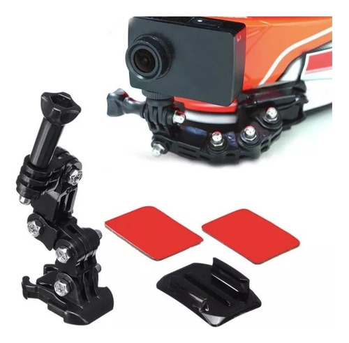 Soporte Gopro Hero Frontal Para Casco Moto Bicicleta