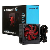 Fonte Atx Pc Gamer 500w Fortrek Crusader Bivolt 120mm