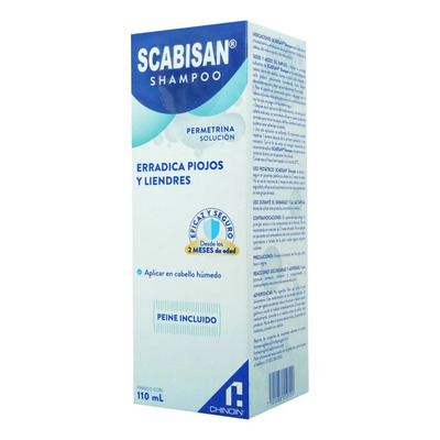Scabisan Shampoo Solución 1 G, 1 Frasco 110 Ml | MercadoLibre
