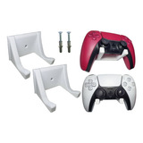 2x Suporte De Parede Para Controle Playstation 5 - Branco