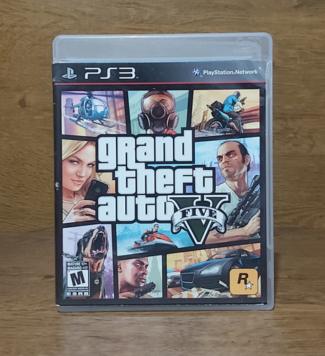 Grand Theft Auto V - Gta 5 - Ps3 - Midia Física Com.manual 