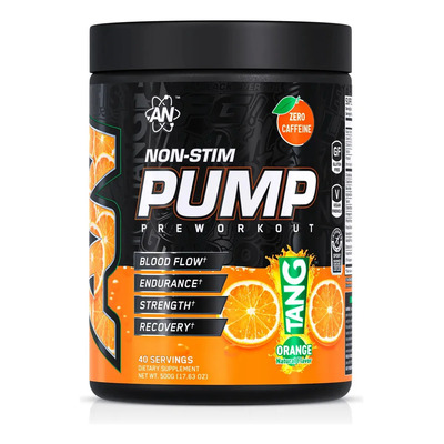An Abe Non-stim Pump Pre-workout 40 Servicios Orange Tang | Envío gratis