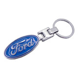 Llavero Ford Metal Cromado Mustang Focus Fiesta Lobo Figo 