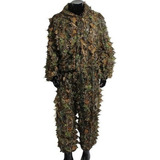 Hunting Clothes Set 3d Leaves Coat And Trousers 1