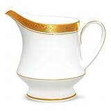 Cremera De Porcelana Crestwood Gold Noritake Color Blanco