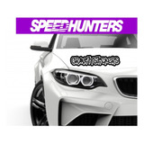 Vinilo Speed Hunters Morado Franja Calcomanía Sticker Auto