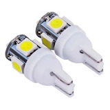 Focos T10 Pellizco 5 Leds 5050 Foco Led Blanco Blister