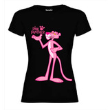 Polera Pink Panther- Pantera Rosa Corte Dama Dtf Cod 003