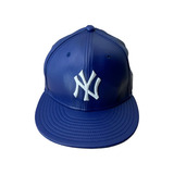 New Era New York Yankees Leather Royal 59fifty