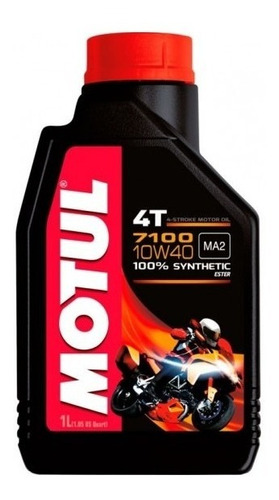 Aceite Moto Motul 7100 10w40 Sintetico 4t Avant 