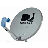 Antena Directv Con Lnb Con Tirafondos Y 15 Mts Cable Coaxil