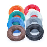 Cable Automotriz Plástico 100% Cobre Calibre 16 30mt Colores